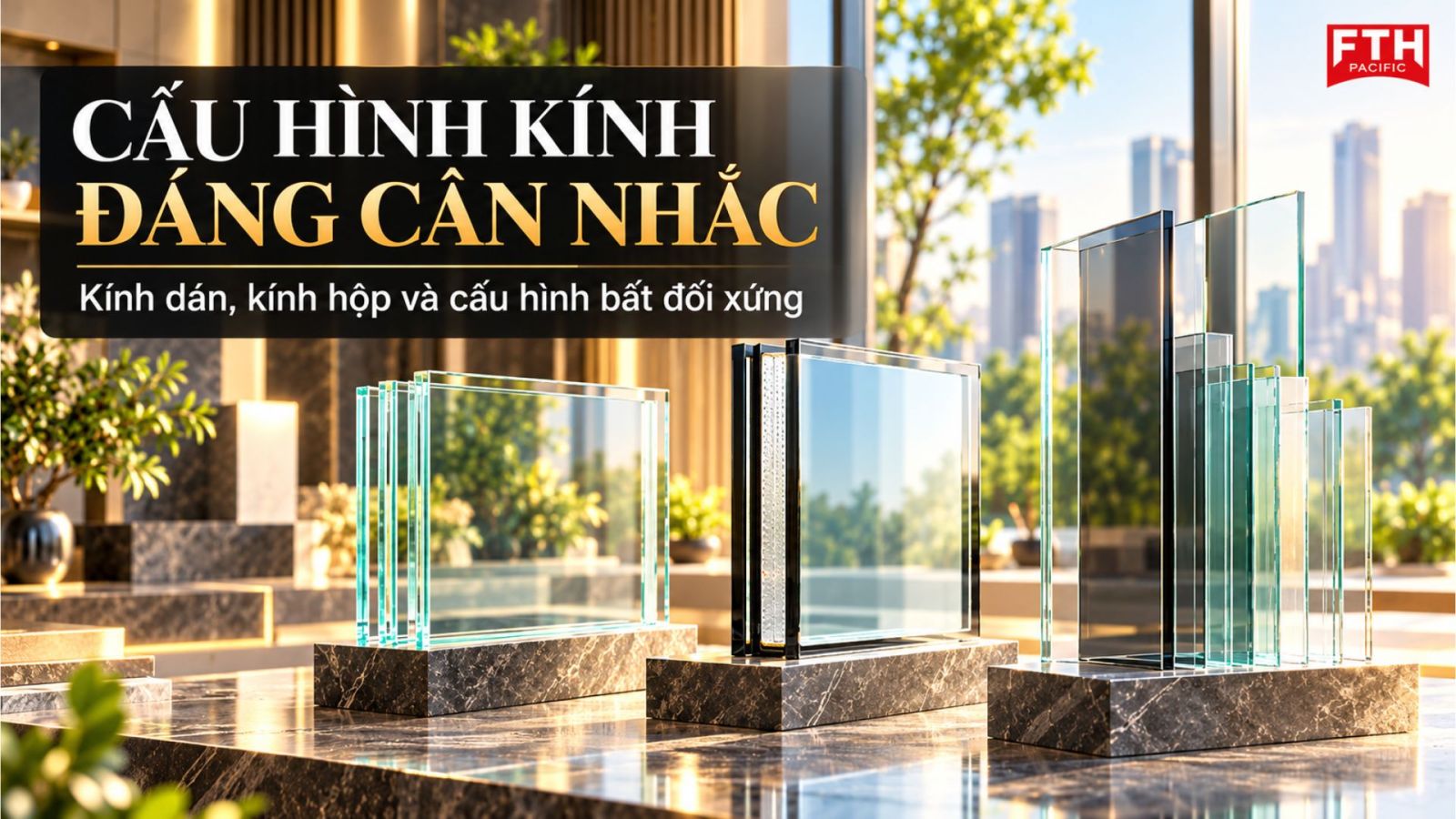 Các cấu hình kính cách âm 