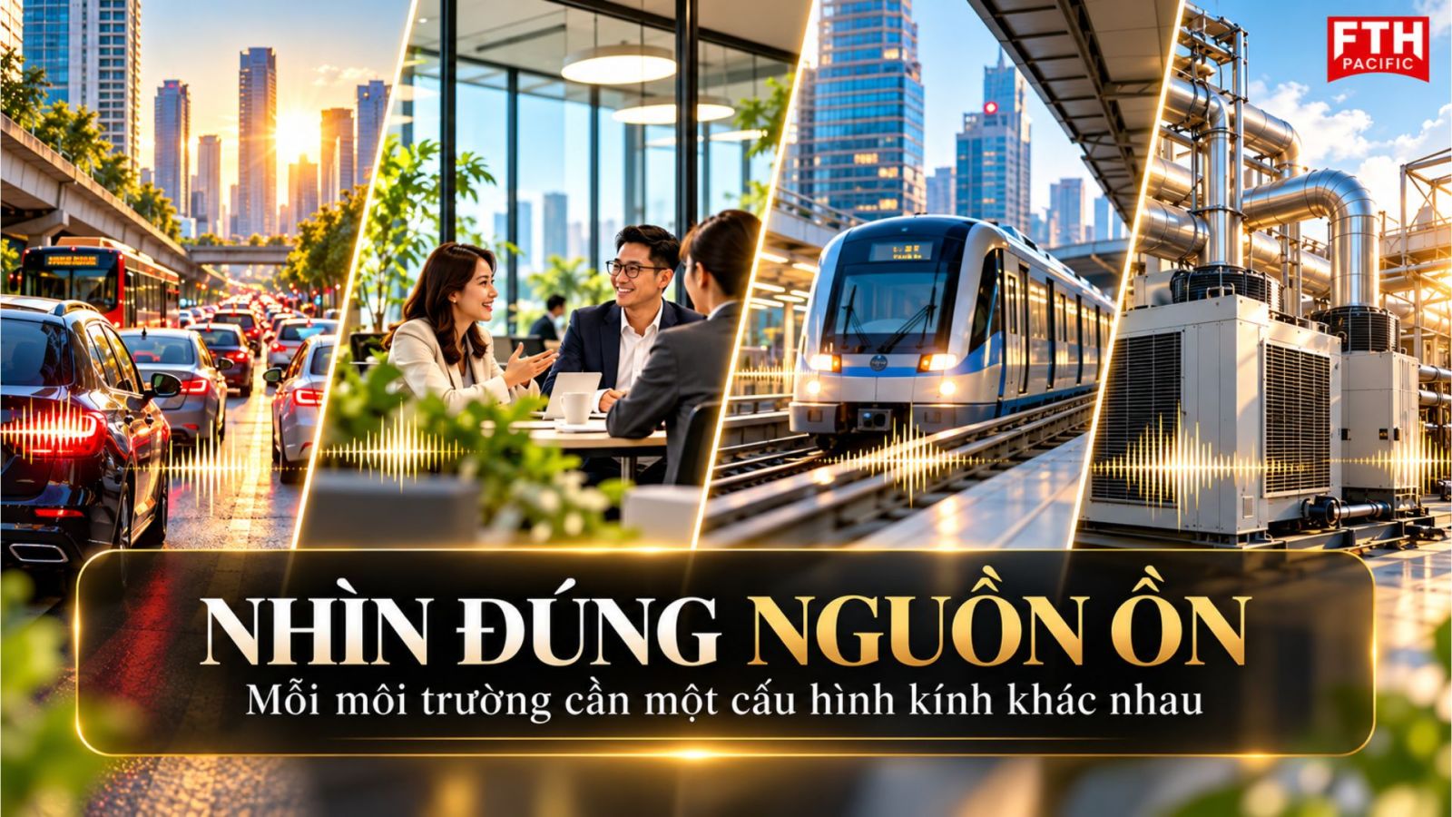 Nguồn tiếng ồn khi lựa chọn kính cách âm