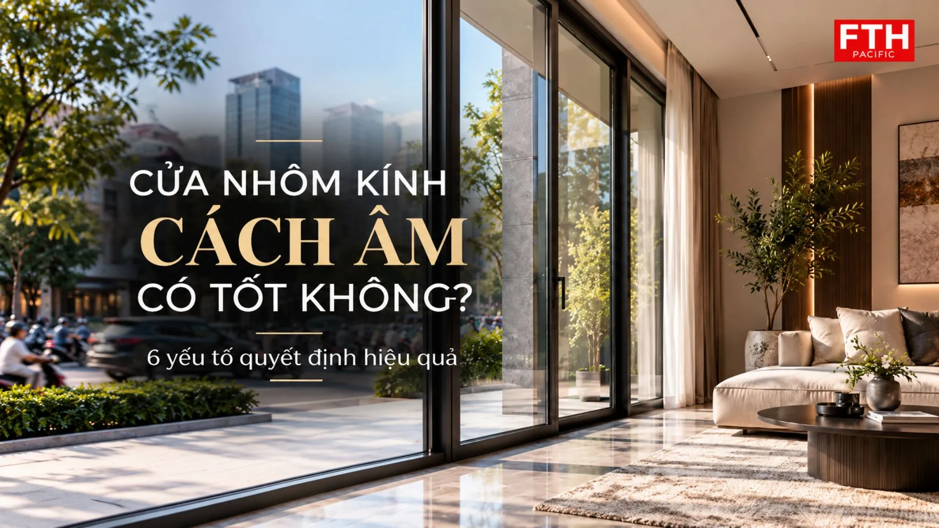 Cửa Nhôm Kính Cách Âm Có Tốt Không? 6 Yếu Tố Quyết Định Hiệu Quả
